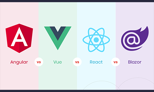 Comparison Between Blazor Vs Angular Vs React Vs Vue