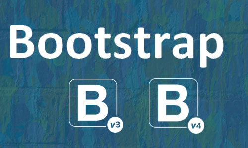 Comparison between Boostrap3 and Bootstrap4.