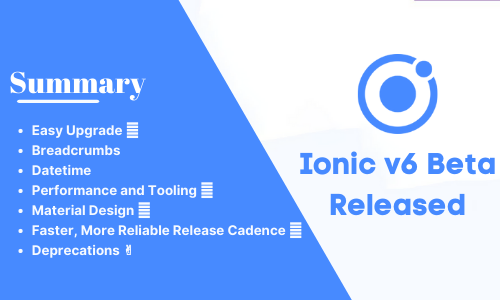 Ionic 6 From Beta To Release Candidate (RC)