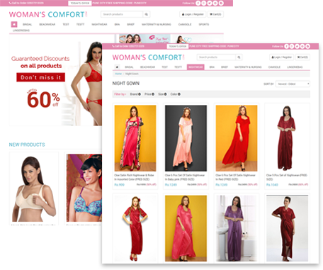 online ecommerce website