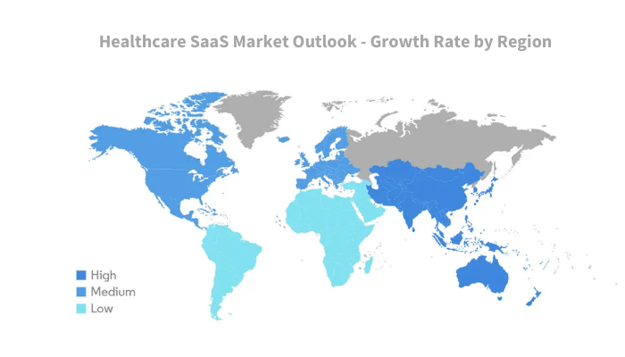 market growth healthcare for saas