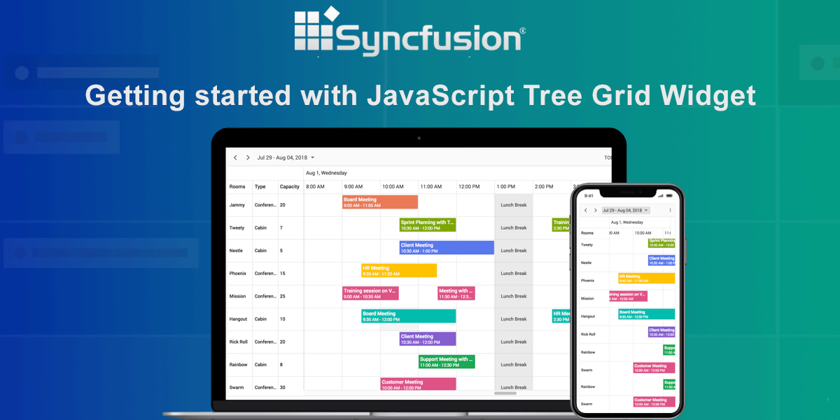 JavaScript TreeGrid Libraries- Syncfusion 